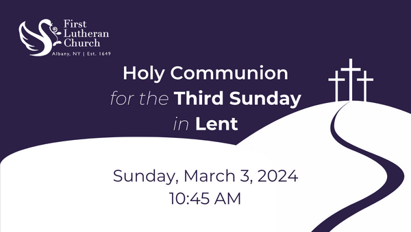 March 3 – Worship is at 10:45 AM in the Sanctuary and Online.
