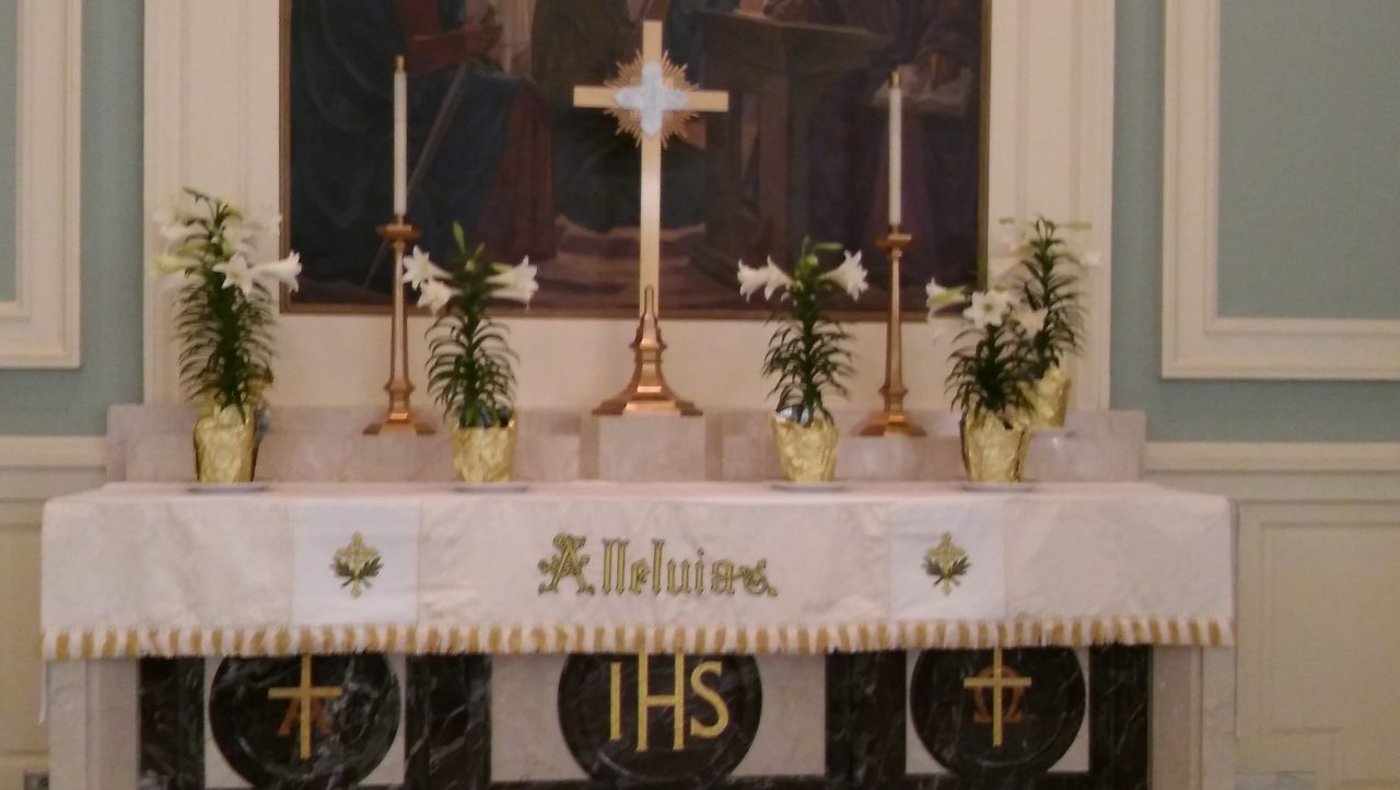 Altar on Easter 2018