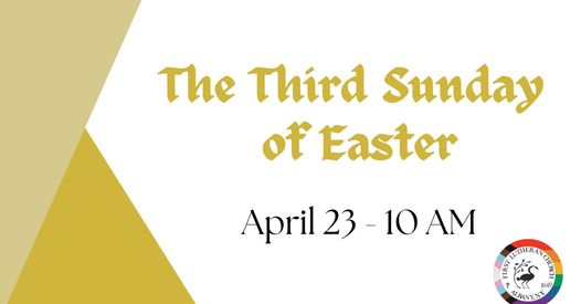 April 23 – Worship with us at 10 AM in the Sanctuary or Online.