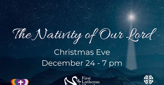 December 24 – 7 PM Christmas Eve Candlelight Worship in the Sanctuary and Online.