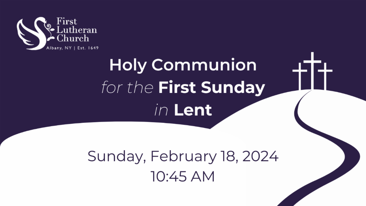 February 18 – Worship is at 10:45 AM in the sanctuary and online.
